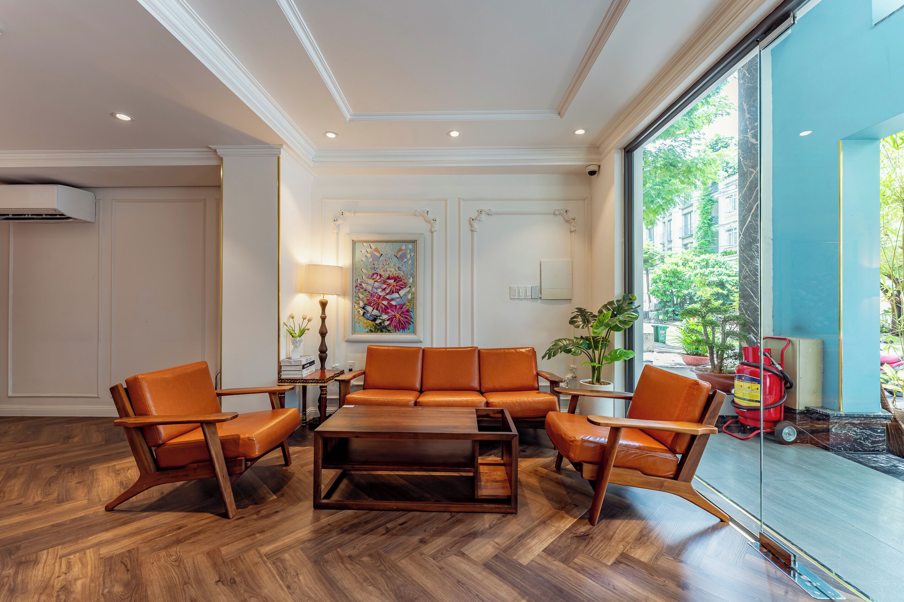 Façade de l’hébergement