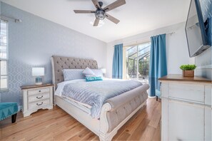 6 bedrooms, iron/ironing board, travel crib, free WiFi