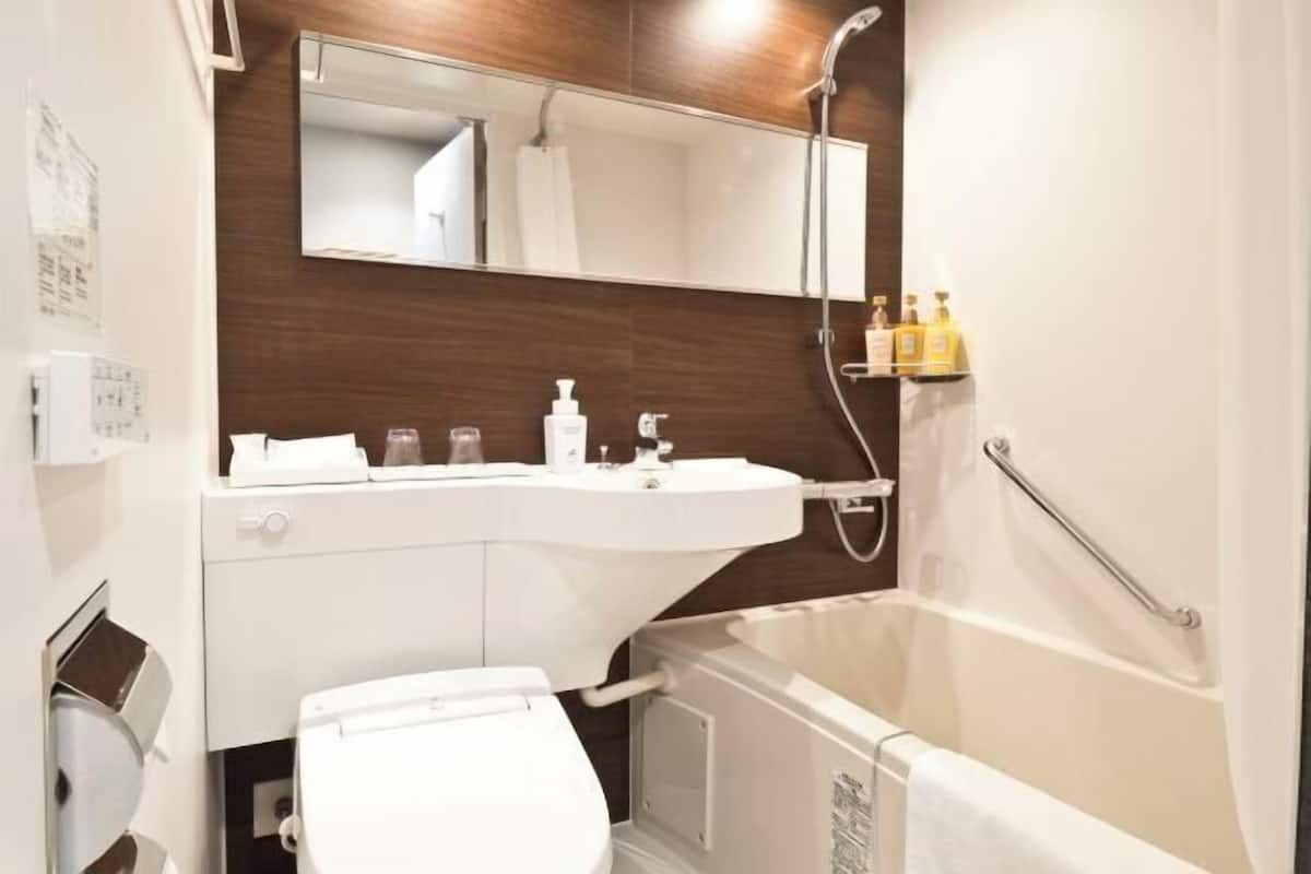 Kostenlose Toilettenartikel, Haartrockner, Hausschuhe