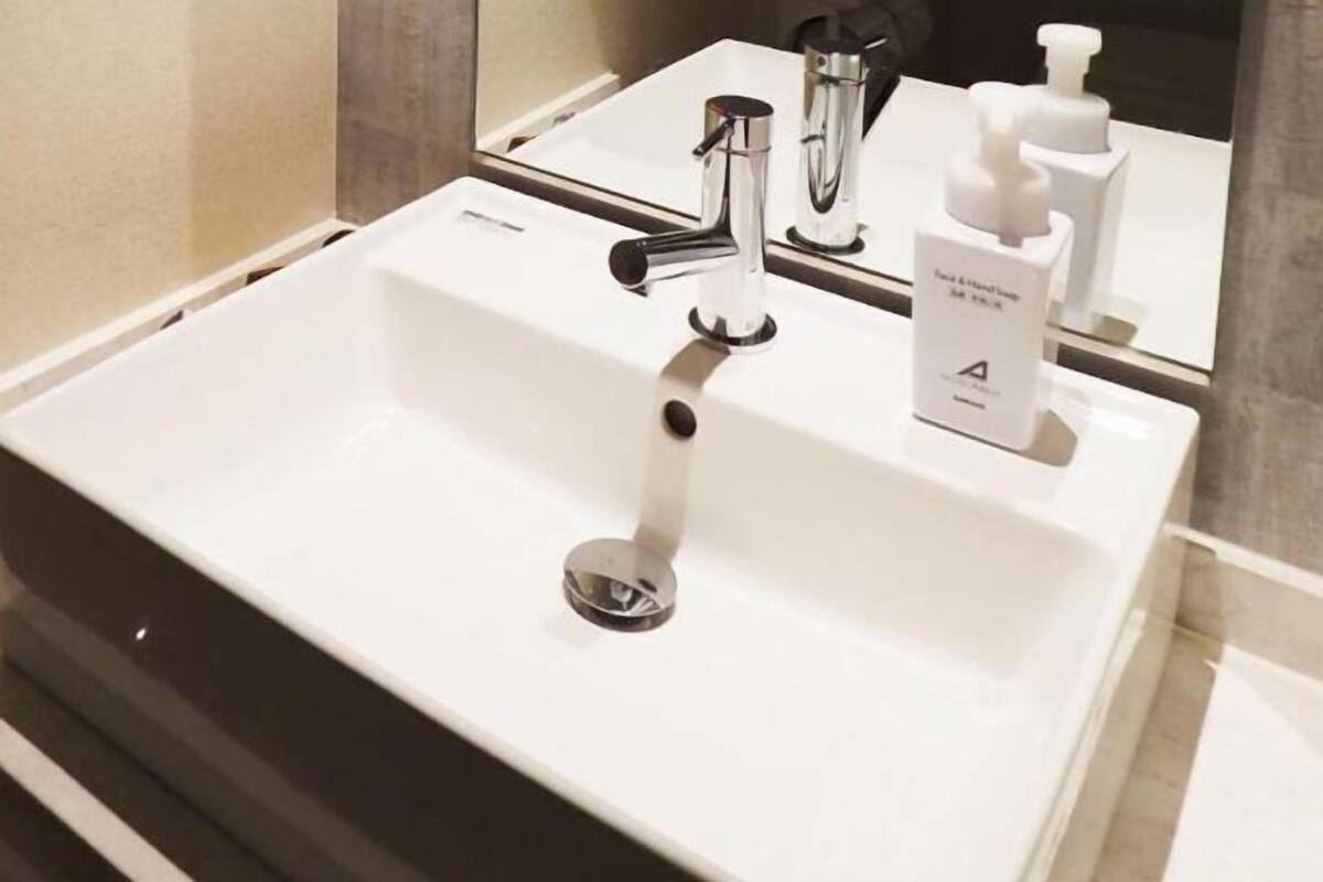 Bathroom | Free toiletries, hair dryer, slippers, electronic bidet