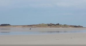 En la playa