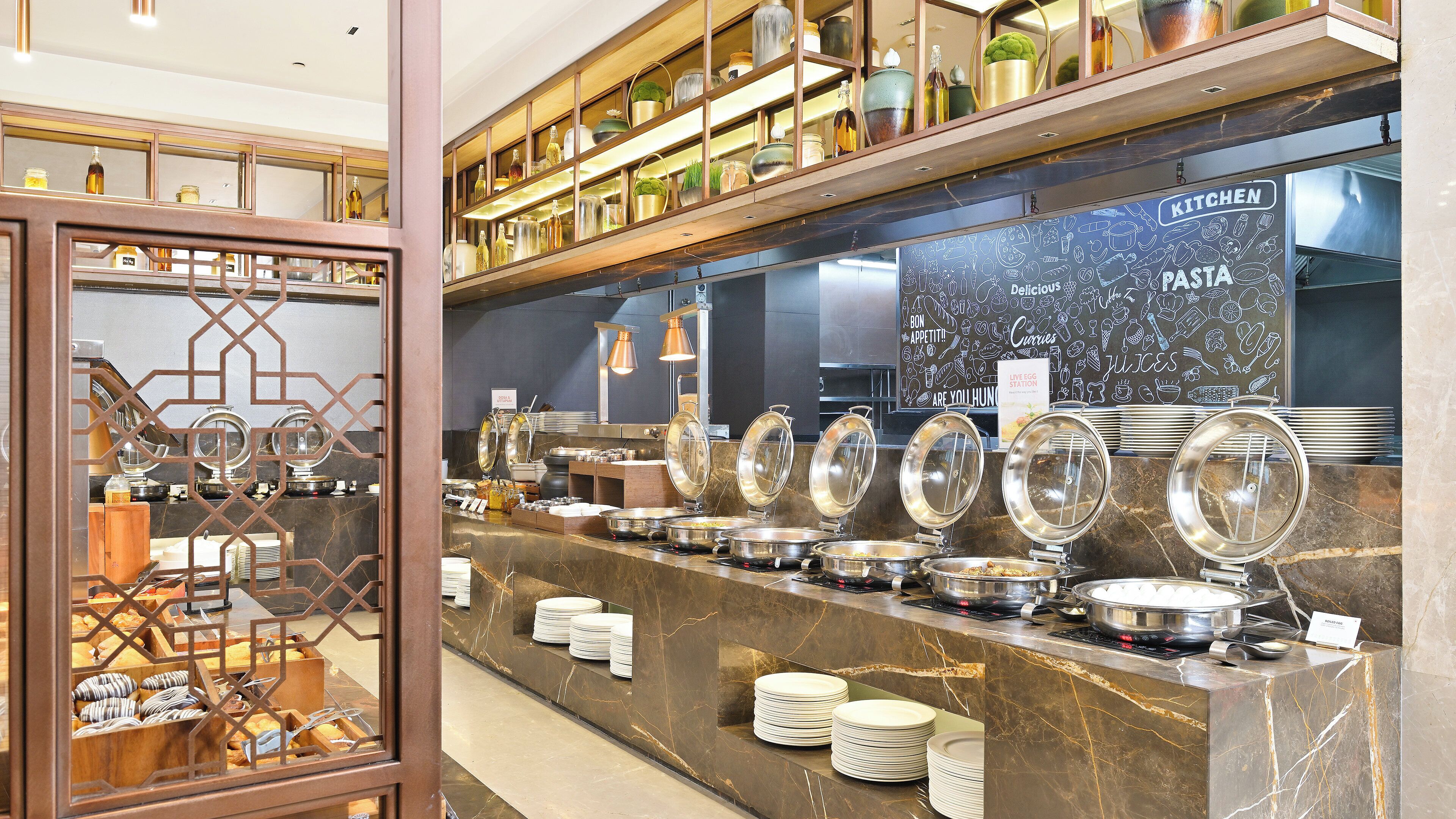 breakfast, lunch, dinner served; pool views