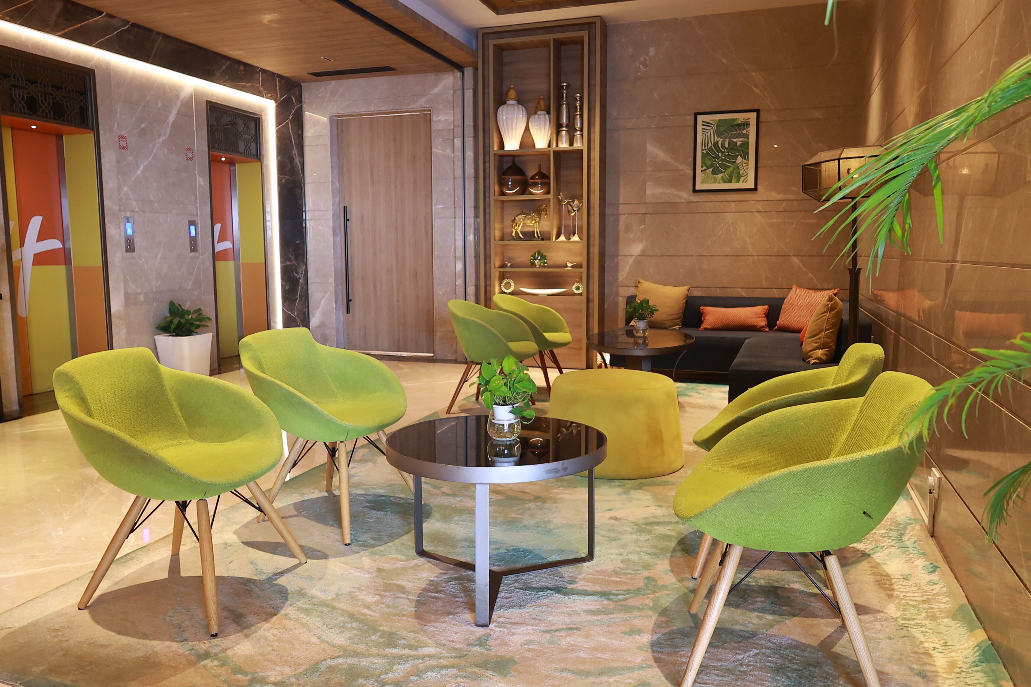 Lobby sitting area