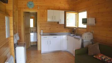 Een flatscreentelevisie