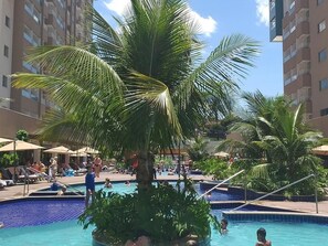 Outdoor pool, a heated pool - Olimpia Park Resort. (Patrimonio de São João Batista)