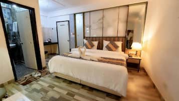 Chambre Triple Familiale | Draps en coton égyptien, literie de qualité supérieure