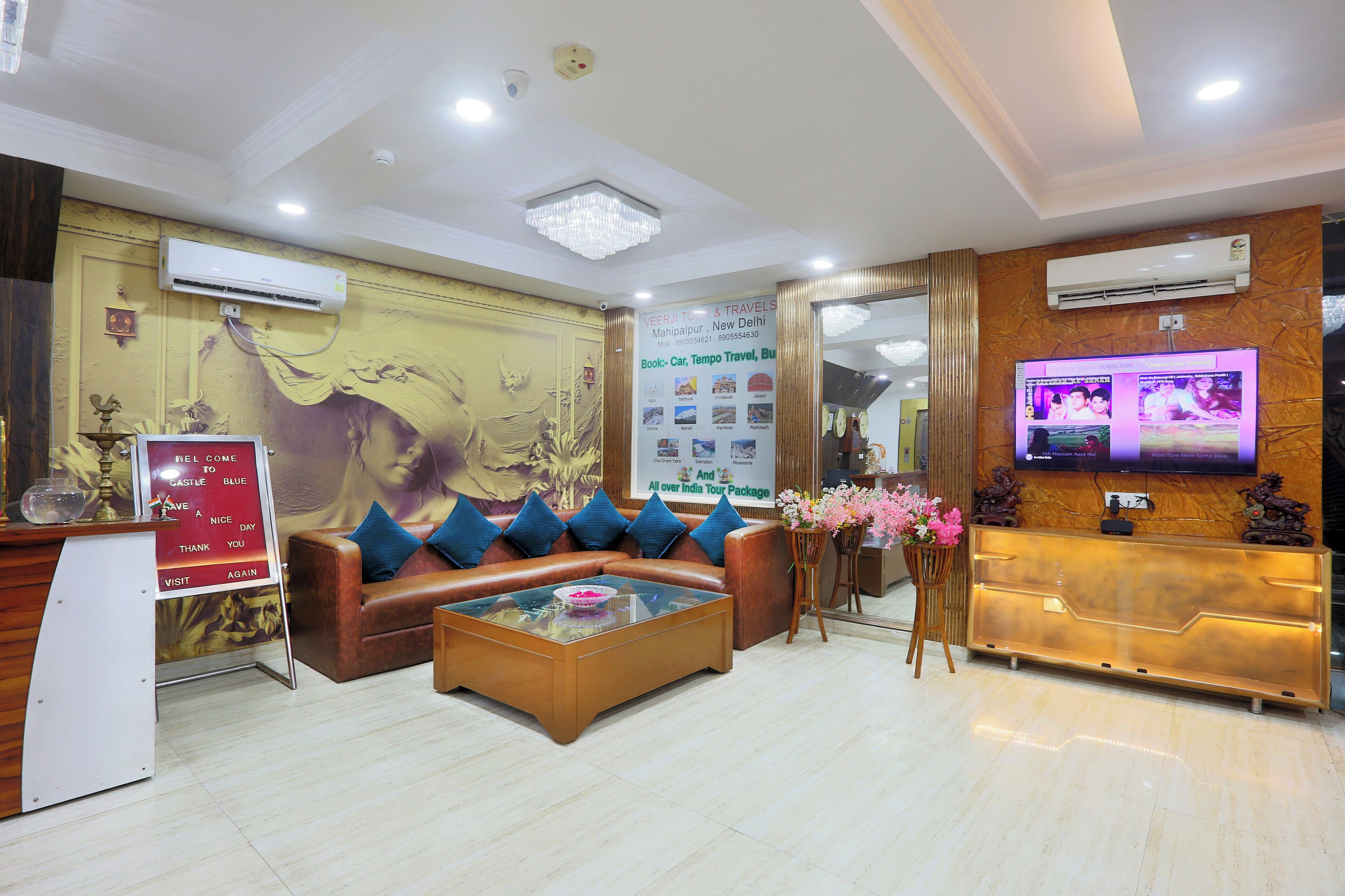 Sala de estar en el lobby