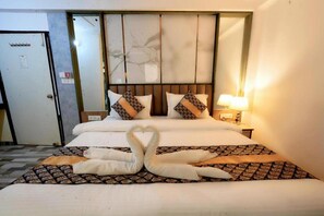 Phòng 3 dành cho gia đình | Bộ trải giường bằng vải cotton Ai Cập, bộ đồ giường cao cấp