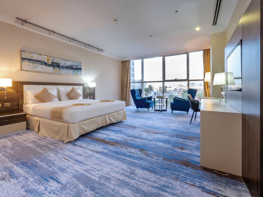 In-room safe, desk, blackout curtains, soundproofing