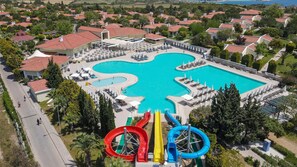 Indoor pool, seasonal outdoor pool, pool umbrellas, pool loungers - Anadolu Hotels Didim Club (Didim)