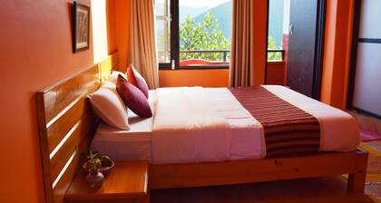 Enjoy your stay with the view of himlaya with peaceful environent