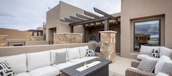 Private 3BR w/ Fire Pit & Rooftop Patio Near Pool