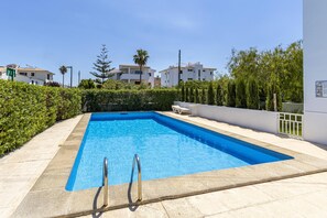 Pool - VISTA MONTE ( Francisca ). Apartment in residentail area near The beach. (Puerto Pollensa)