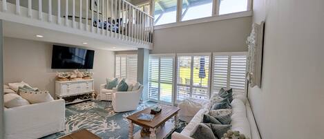 Televisión, mesa de ping pong