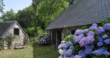 SHEEPFOLD PANORAMIC VIEW ON THE VALLEY OF ARGELES AND MOUNTAINS