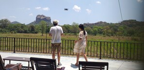 Outdoor banquet area - (Sigiriya)
