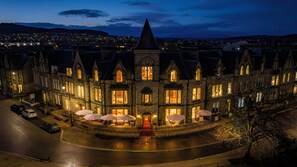 Front of property – evening/night