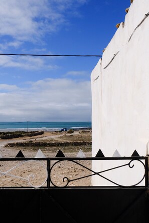 Uitzicht op strand/zee