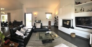 TV, fireplace, ping pong