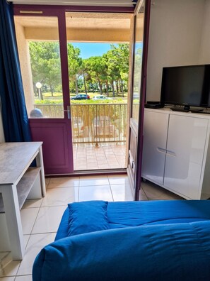 TV - Homerez - Flat in Gruissan, shared pool (Gruissan)