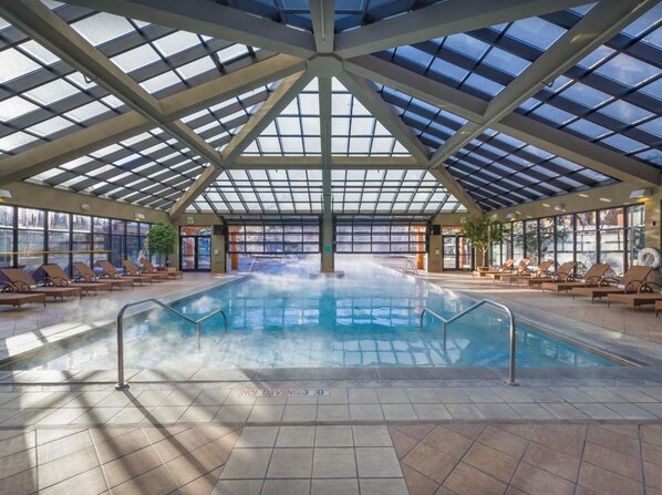 Indoor pool, outdoor pool