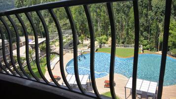 Pemandangan balkon