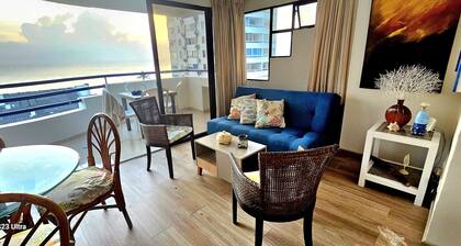 Apartment mit zwei Schlafzimmern und Meerblick, ausgezeichnete Lage, nur wenige Meter vom Strand entfernt