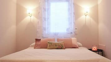 2 slaapkamers, een bureau, gratis wifi, beddengoed