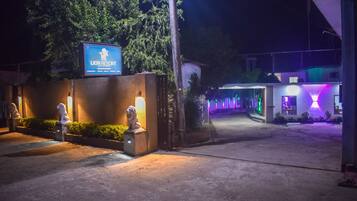 Front of property - evening/night