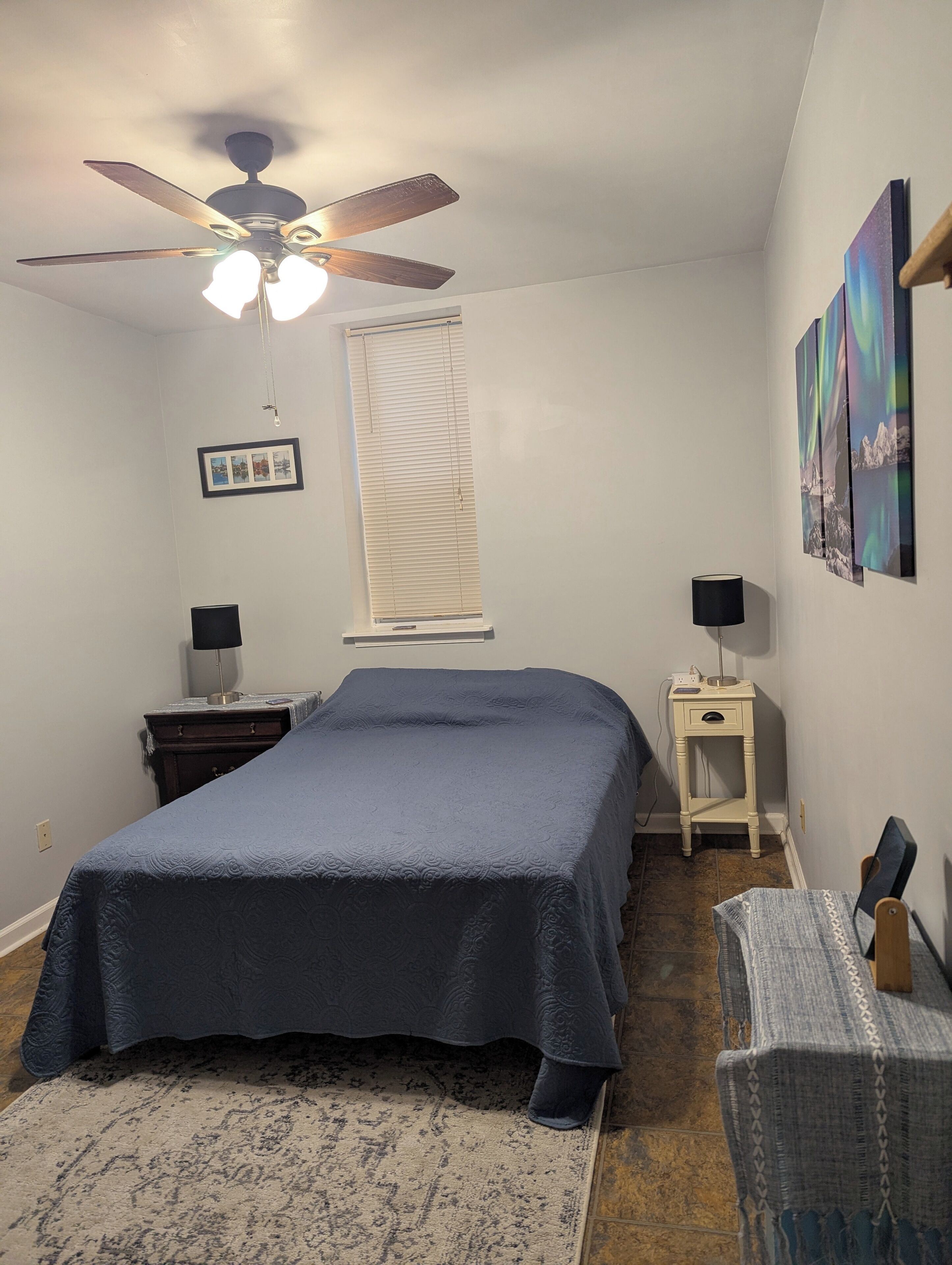 2 bedrooms, iron/ironing board, free WiFi, bed sheets