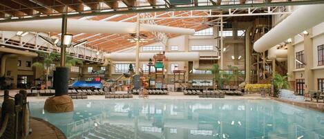 Indoor pool, outdoor pool