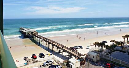 Ocean View 1BR | 8th Floor | Steps to Pier | Free Daily Activities Included