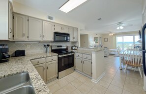 Fridge, microwave, oven, dishwasher - Cape Coddages I 101 - Oceanfront in Surfside Beach (Surfside Beach)