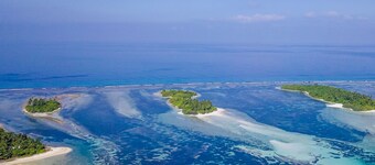 Vacation home and picnic in private islands