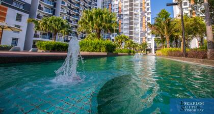 Direct access to white sandy beach of Balok