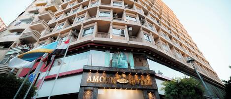 Majoituspaikan julkisivu