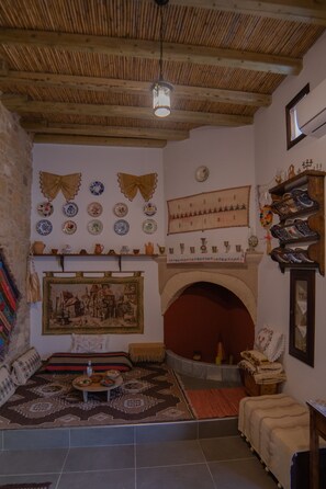 Living area - Traditional Stone House Emanouela (Rhodes)