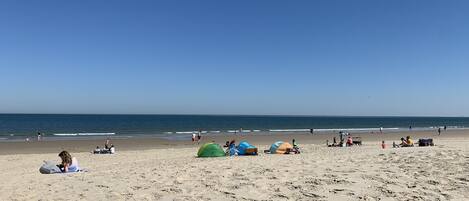 On the beach