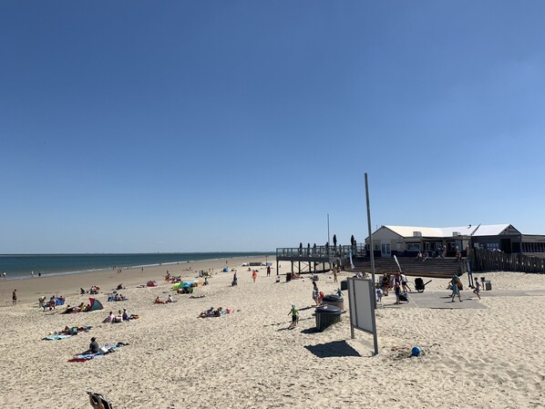 On the beach
