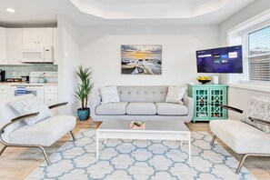 Smart-tv och en stereo