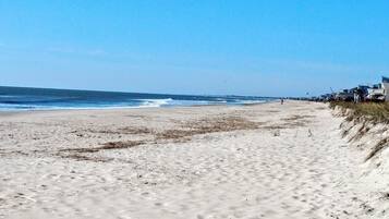 Beach nearby, sun loungers