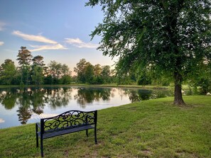 Property grounds - Rustic Lodge Near Current River: Pond + Fire pit + Trails + Pickleball + Fishing (Grandin)