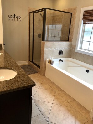 Bathroom - Haus on Highgrass- Open Floor Plan Master's Rental (Evans)