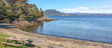 Una spiaggia nelle vicinanze, pesca
