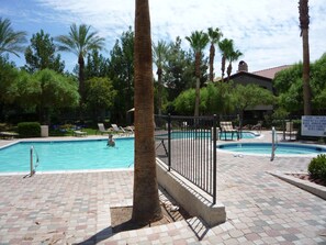 Pool - Las Vegas Blvd. tropical resort guard gated condo/Pool/Spa/Gym/Tennis/pet/ADA (Las Vegas)