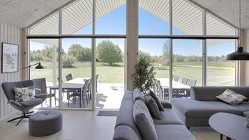 TV, fireplace, foosball, table tennis