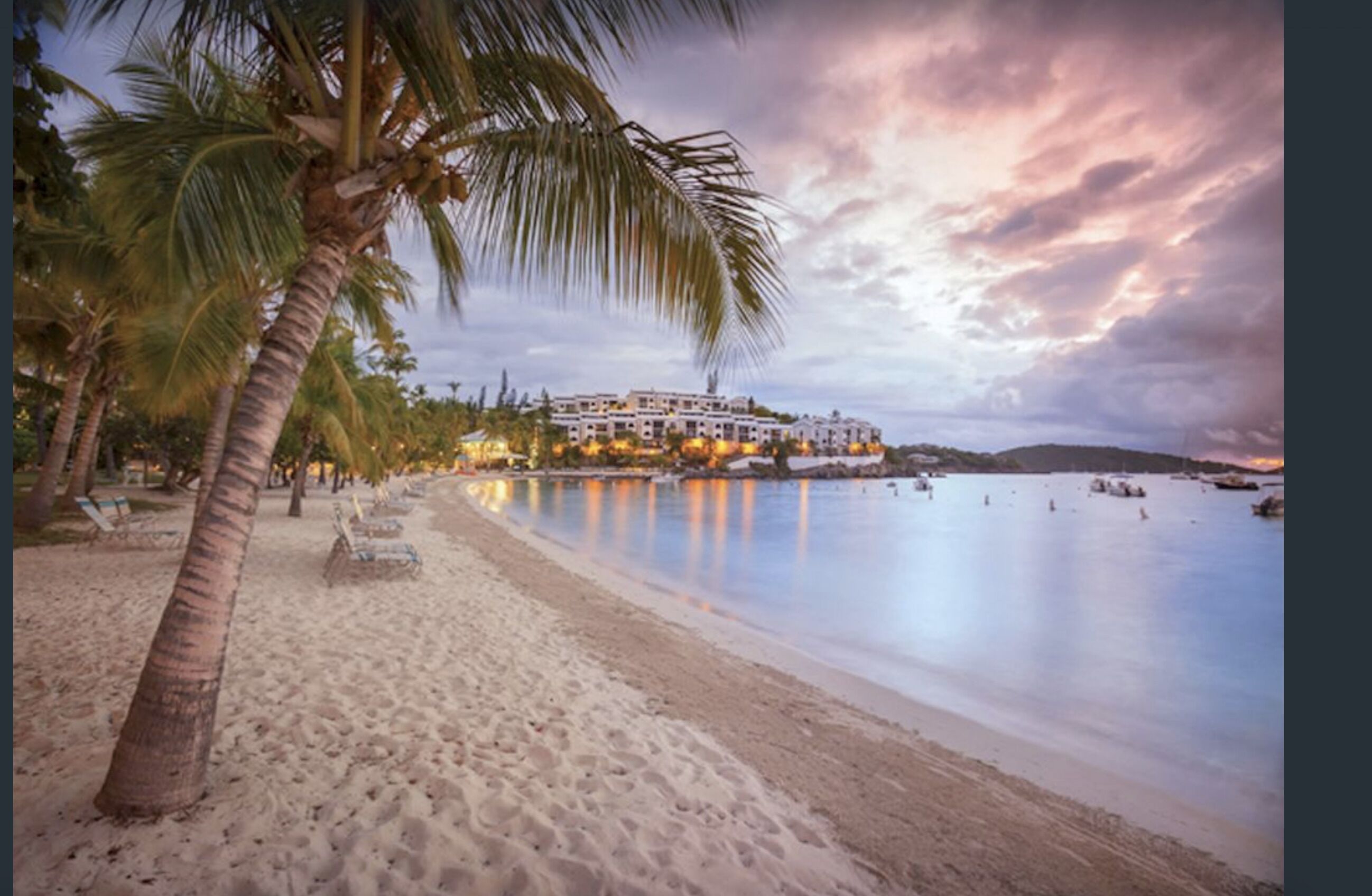 On the beach, sun loungers, beach towels