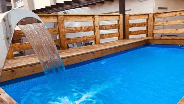 Outdoor pool - Infinity view villas (Migdal)