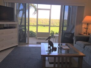 Älytelevisio, pöytätennispöytä, kirjoja