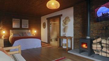 Cabaña Premium | 1 dormitorio, minibar, decoración individual y sistema de insonorización